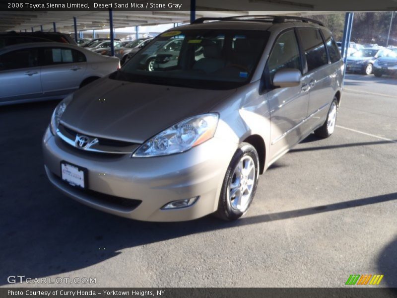 Desert Sand Mica / Stone Gray 2006 Toyota Sienna Limited