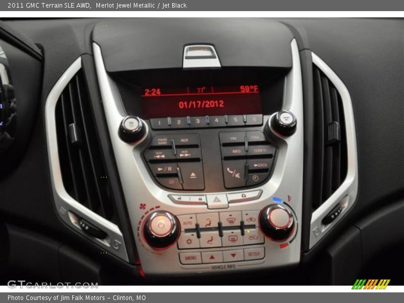 Controls of 2011 Terrain SLE AWD