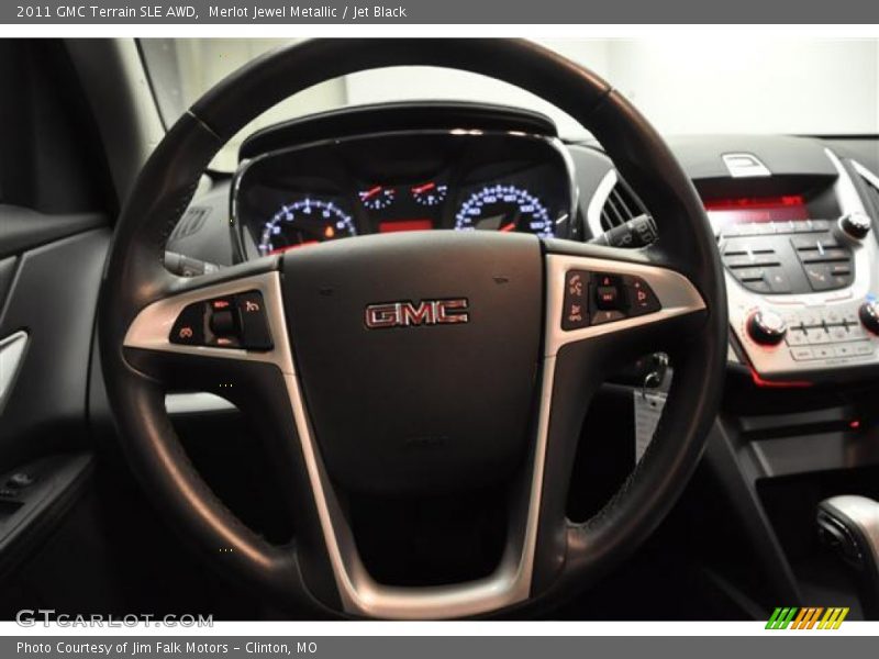 Merlot Jewel Metallic / Jet Black 2011 GMC Terrain SLE AWD