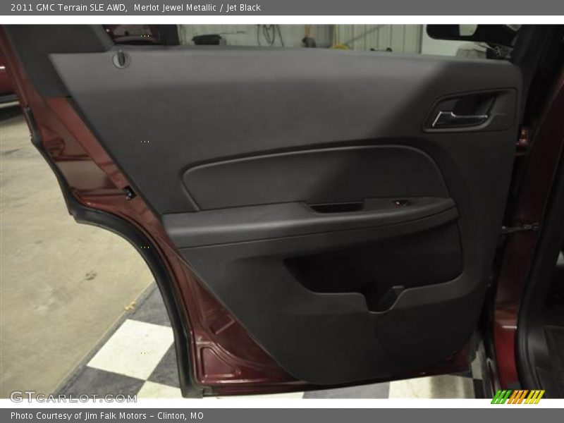 Merlot Jewel Metallic / Jet Black 2011 GMC Terrain SLE AWD