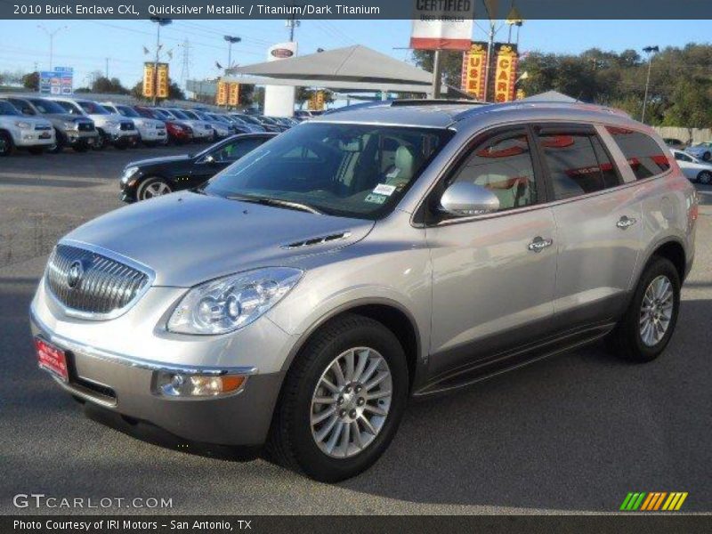 Quicksilver Metallic / Titanium/Dark Titanium 2010 Buick Enclave CXL