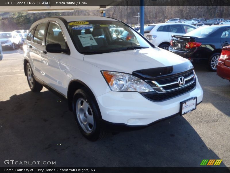 Taffeta White / Gray 2010 Honda CR-V LX AWD