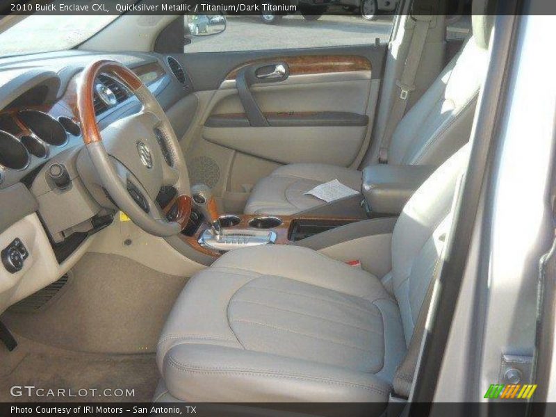 Quicksilver Metallic / Titanium/Dark Titanium 2010 Buick Enclave CXL