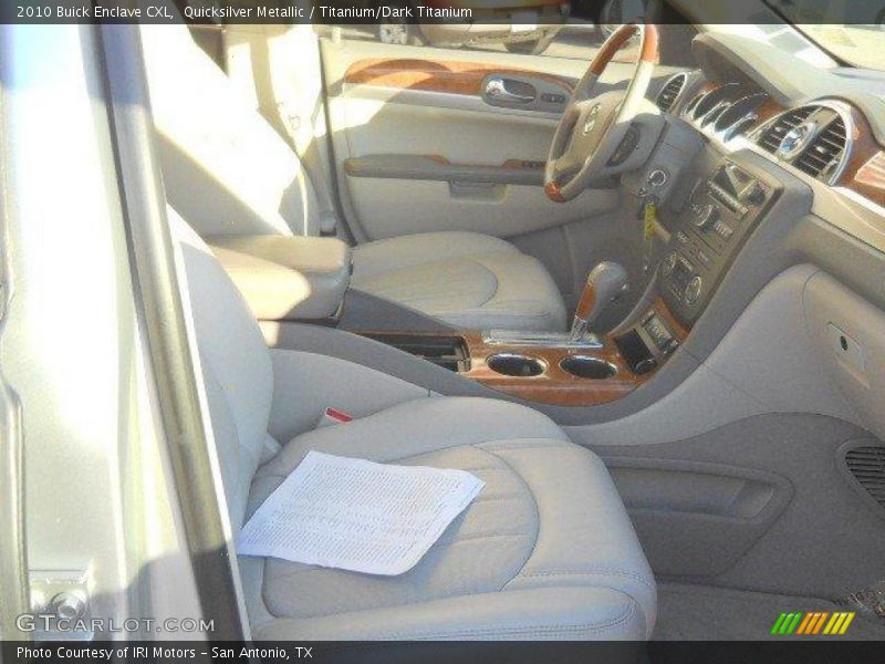 Quicksilver Metallic / Titanium/Dark Titanium 2010 Buick Enclave CXL