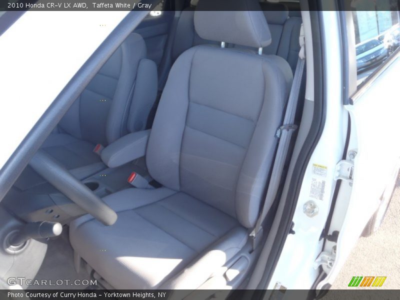 Taffeta White / Gray 2010 Honda CR-V LX AWD