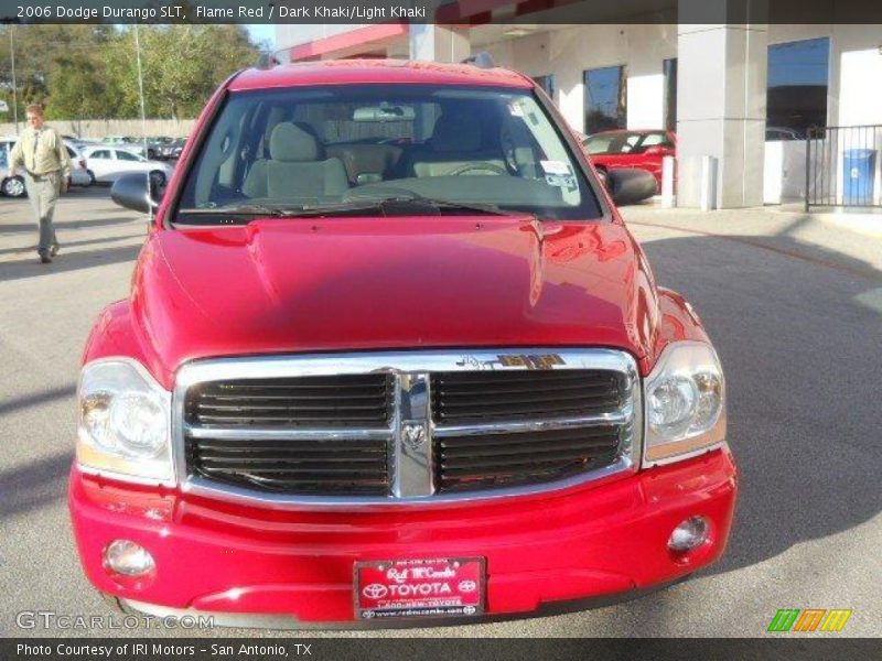 Flame Red / Dark Khaki/Light Khaki 2006 Dodge Durango SLT