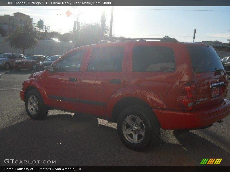 Flame Red / Dark Khaki/Light Khaki 2006 Dodge Durango SLT