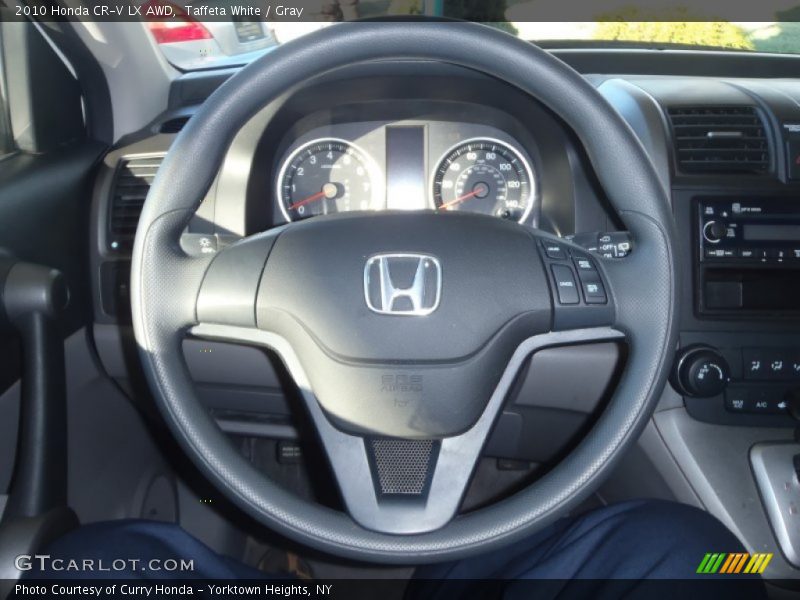 Taffeta White / Gray 2010 Honda CR-V LX AWD