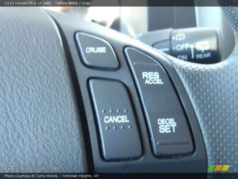 Taffeta White / Gray 2010 Honda CR-V LX AWD