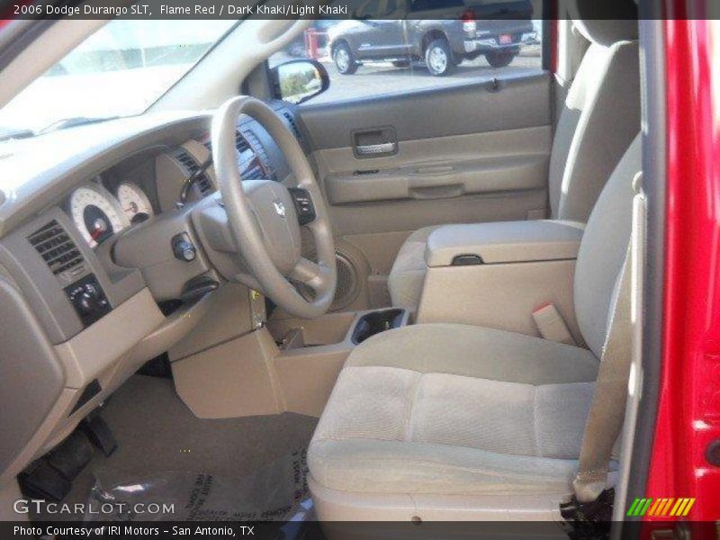 Flame Red / Dark Khaki/Light Khaki 2006 Dodge Durango SLT