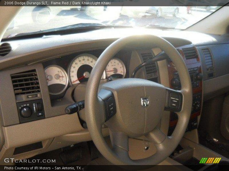 Flame Red / Dark Khaki/Light Khaki 2006 Dodge Durango SLT