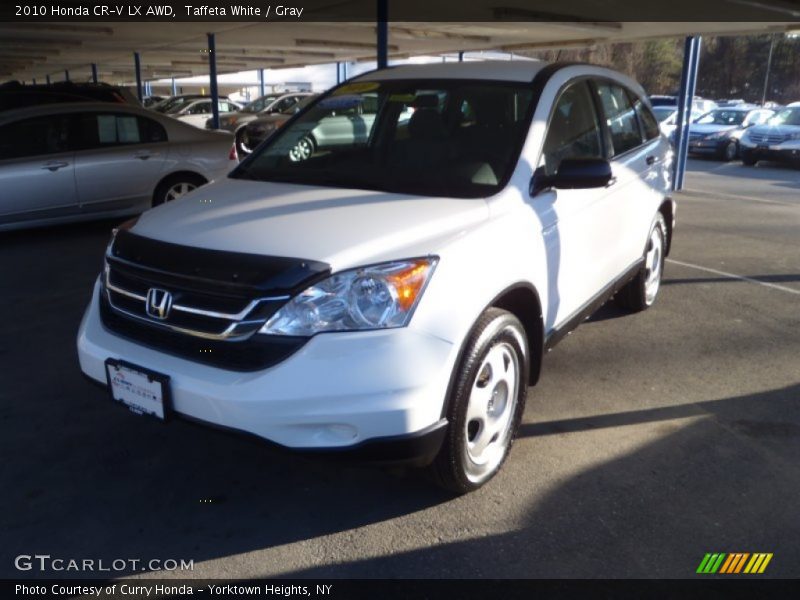 Taffeta White / Gray 2010 Honda CR-V LX AWD