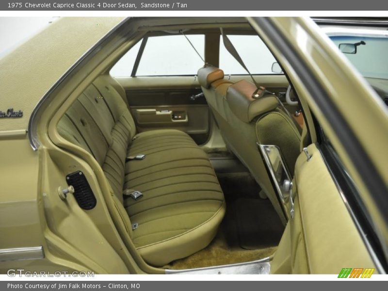 Rear Seat of 1975 Caprice Classic 4 Door Sedan