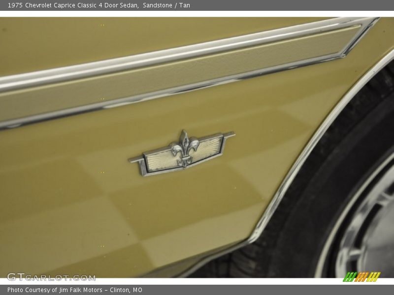 Sandstone / Tan 1975 Chevrolet Caprice Classic 4 Door Sedan