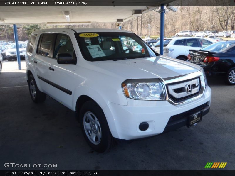 Taffeta White / Gray 2009 Honda Pilot LX 4WD