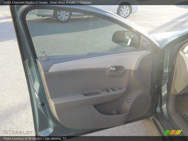 Silver Moss Metallic / Titanium 2009 Chevrolet Malibu LS Sedan