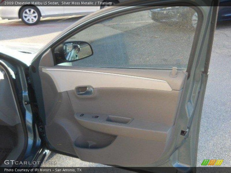 Silver Moss Metallic / Titanium 2009 Chevrolet Malibu LS Sedan