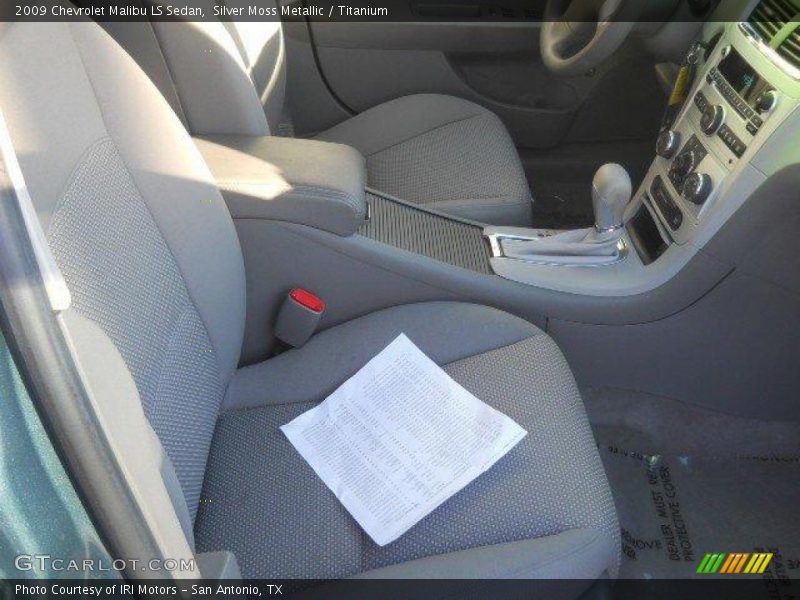 Silver Moss Metallic / Titanium 2009 Chevrolet Malibu LS Sedan