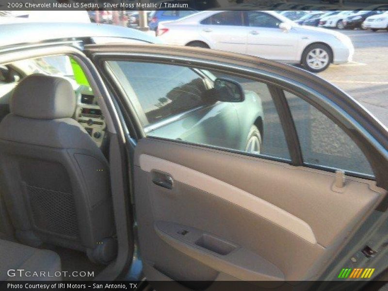 Silver Moss Metallic / Titanium 2009 Chevrolet Malibu LS Sedan