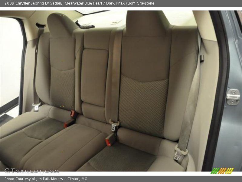 Clearwater Blue Pearl / Dark Khaki/Light Graystone 2009 Chrysler Sebring LX Sedan