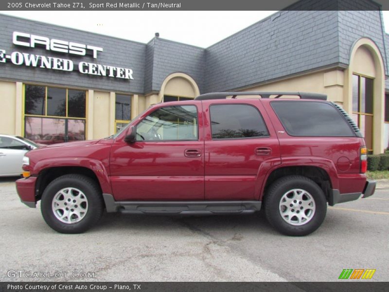 Sport Red Metallic / Tan/Neutral 2005 Chevrolet Tahoe Z71