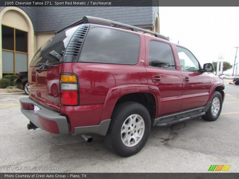 Sport Red Metallic / Tan/Neutral 2005 Chevrolet Tahoe Z71