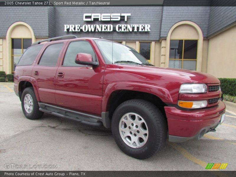 Sport Red Metallic / Tan/Neutral 2005 Chevrolet Tahoe Z71