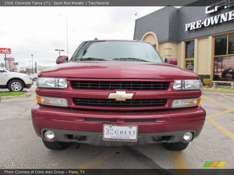 Sport Red Metallic / Tan/Neutral 2005 Chevrolet Tahoe Z71