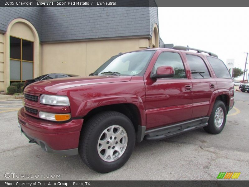 Sport Red Metallic / Tan/Neutral 2005 Chevrolet Tahoe Z71