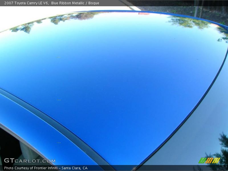 Blue Ribbon Metallic / Bisque 2007 Toyota Camry LE V6