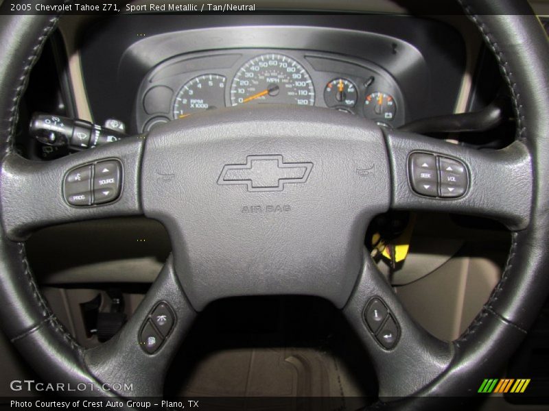 Sport Red Metallic / Tan/Neutral 2005 Chevrolet Tahoe Z71