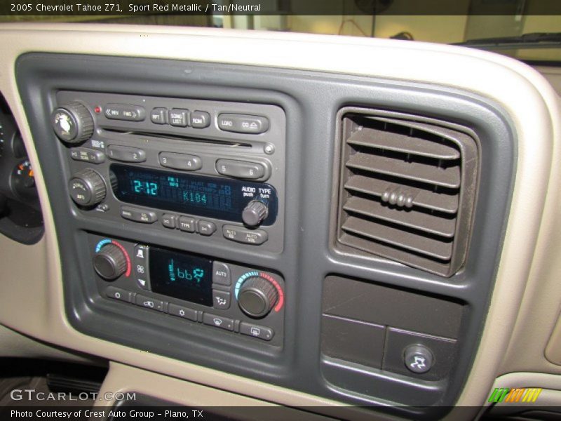 Sport Red Metallic / Tan/Neutral 2005 Chevrolet Tahoe Z71
