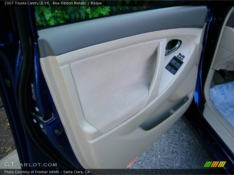 Blue Ribbon Metallic / Bisque 2007 Toyota Camry LE V6