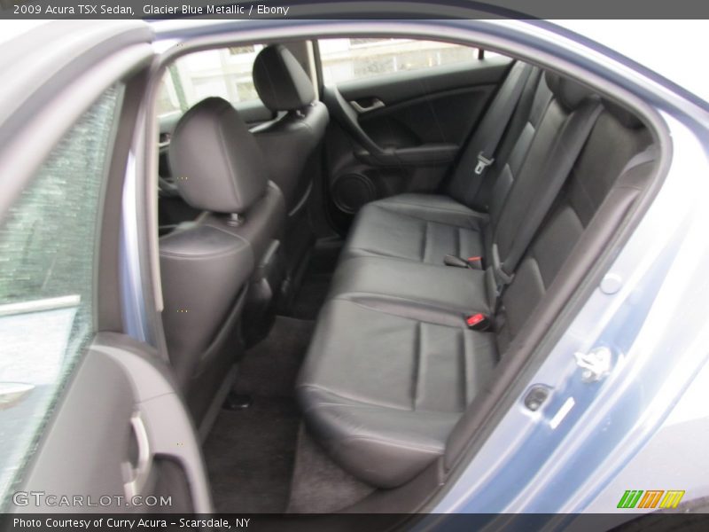 Glacier Blue Metallic / Ebony 2009 Acura TSX Sedan