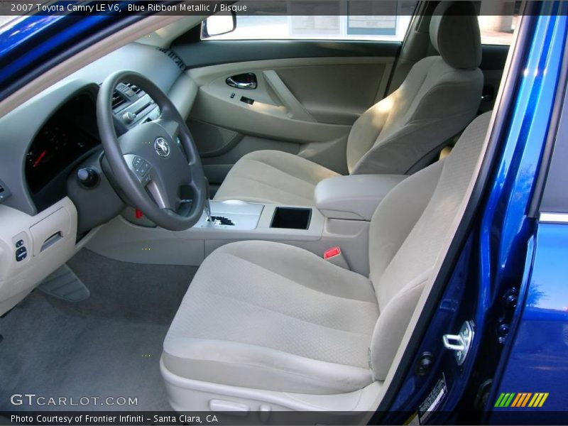 Blue Ribbon Metallic / Bisque 2007 Toyota Camry LE V6
