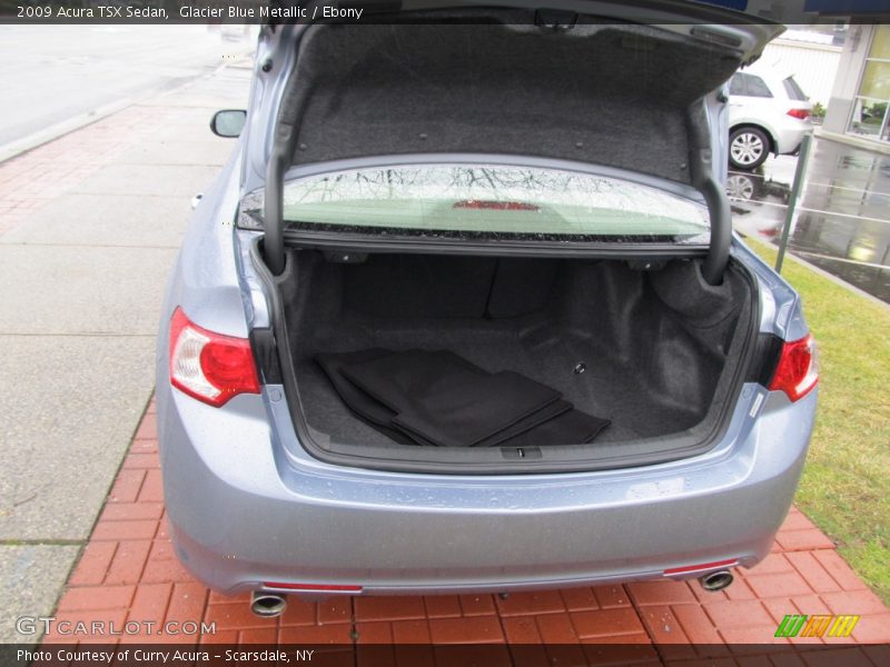 Glacier Blue Metallic / Ebony 2009 Acura TSX Sedan