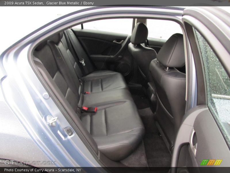 Glacier Blue Metallic / Ebony 2009 Acura TSX Sedan