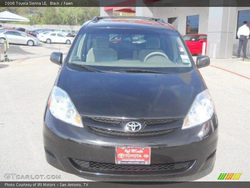 Black / Fawn 2008 Toyota Sienna LE