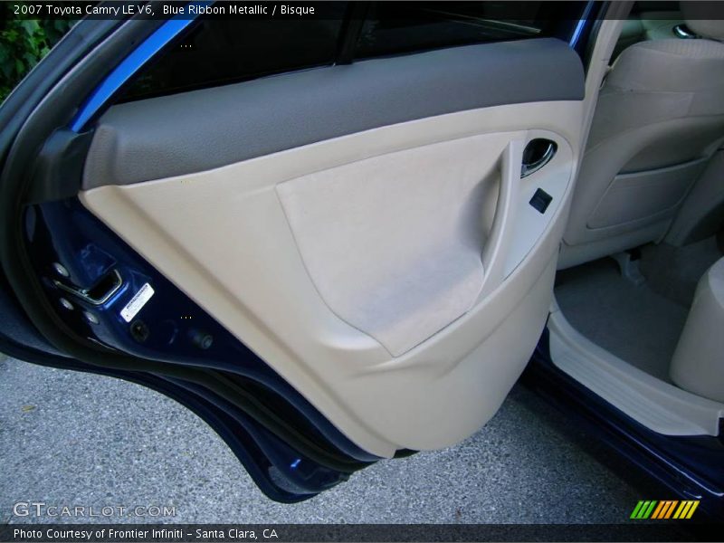 Blue Ribbon Metallic / Bisque 2007 Toyota Camry LE V6