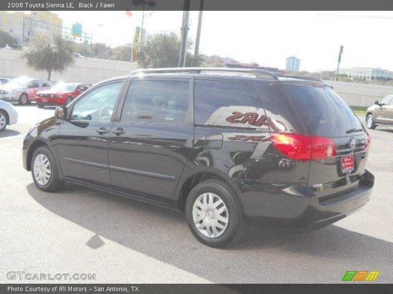 Black / Fawn 2008 Toyota Sienna LE