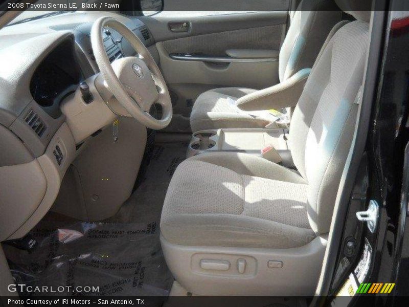Black / Fawn 2008 Toyota Sienna LE