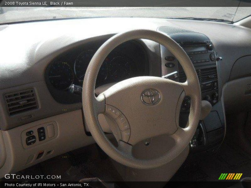 Black / Fawn 2008 Toyota Sienna LE