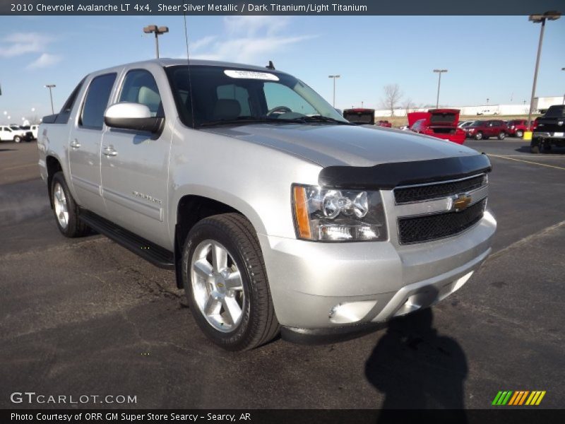 Sheer Silver Metallic / Dark Titanium/Light Titanium 2010 Chevrolet Avalanche LT 4x4