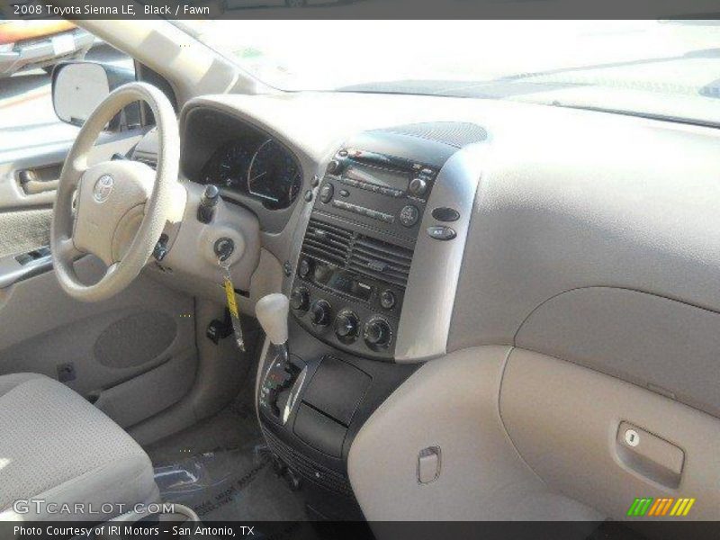 Black / Fawn 2008 Toyota Sienna LE