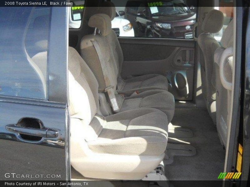 Black / Fawn 2008 Toyota Sienna LE