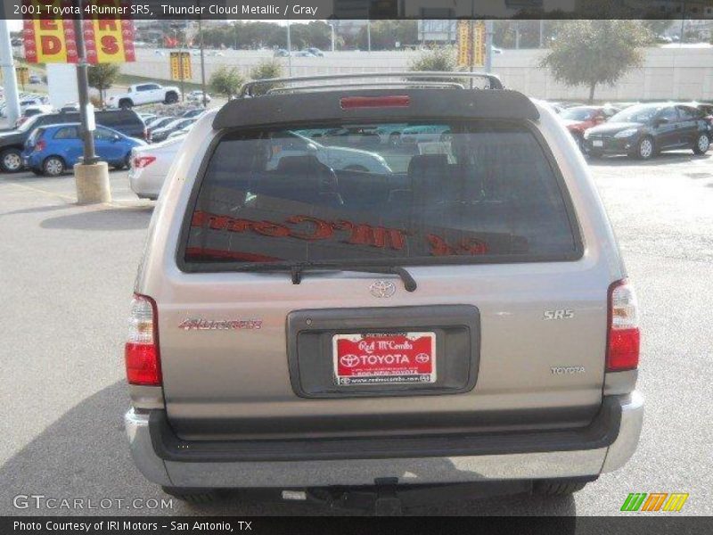 Thunder Cloud Metallic / Gray 2001 Toyota 4Runner SR5