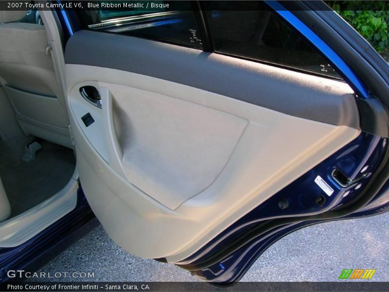 Blue Ribbon Metallic / Bisque 2007 Toyota Camry LE V6