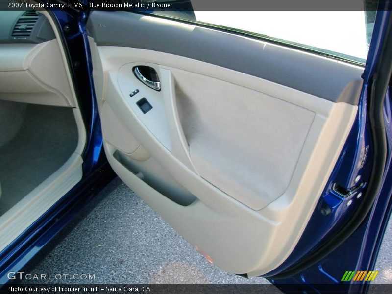 Blue Ribbon Metallic / Bisque 2007 Toyota Camry LE V6