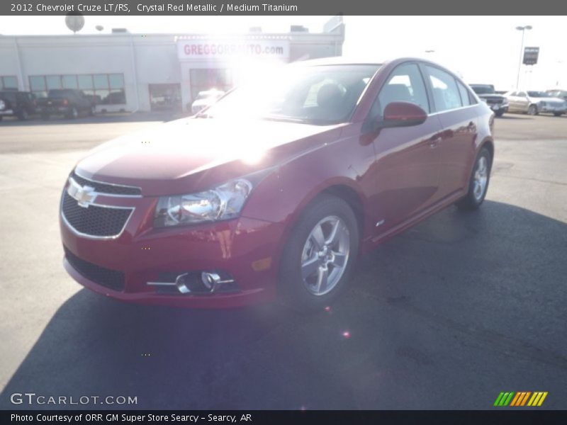Crystal Red Metallic / Medium Titanium 2012 Chevrolet Cruze LT/RS