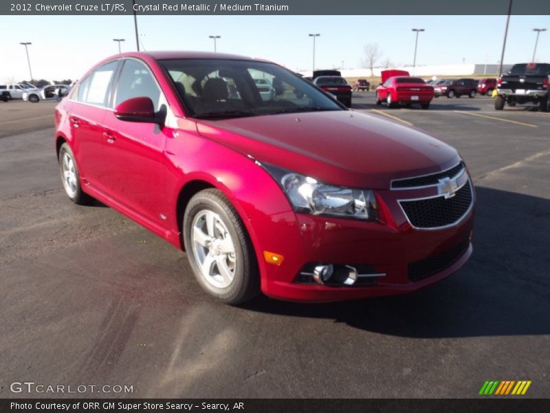 Crystal Red Metallic / Medium Titanium 2012 Chevrolet Cruze LT/RS